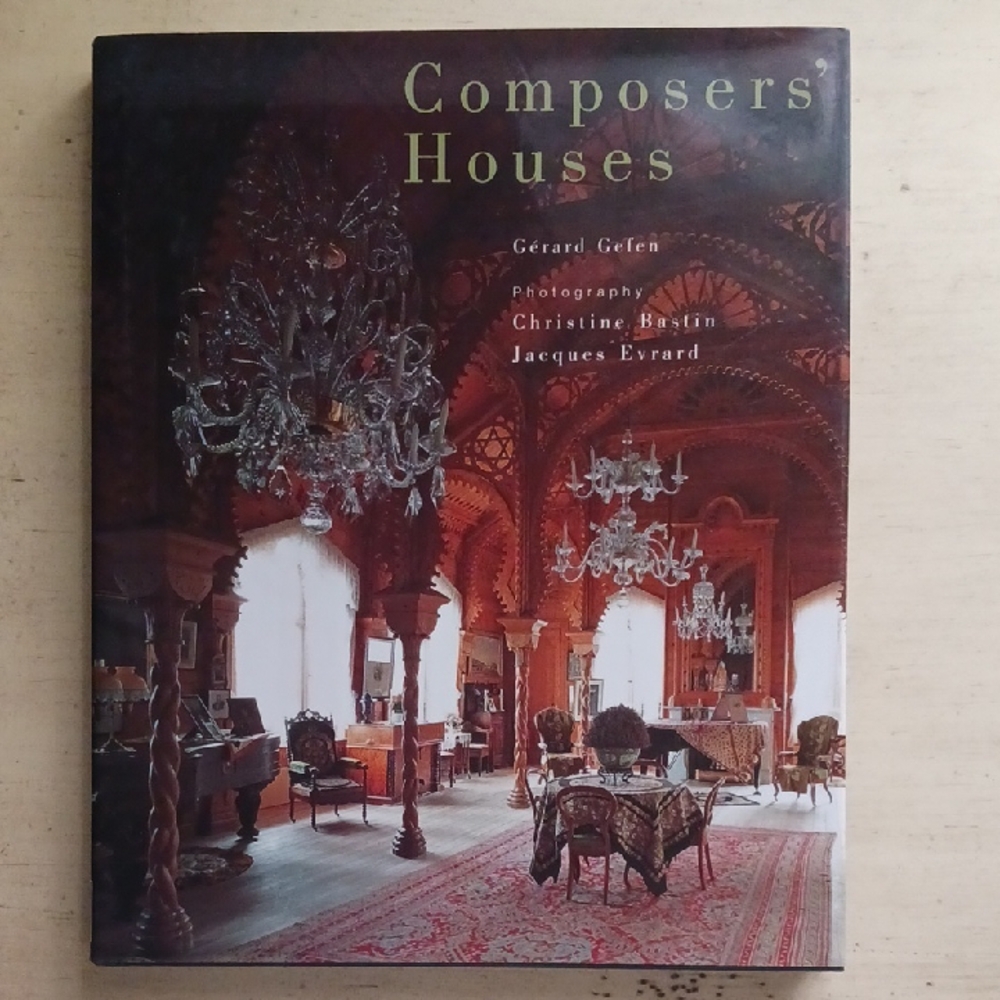 Hardcover Book "Composers' Houses" by Gerard Gefen